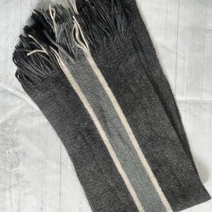 Tommy Hilfiger 100% Acrylic Gray Men's Scarf NWT
